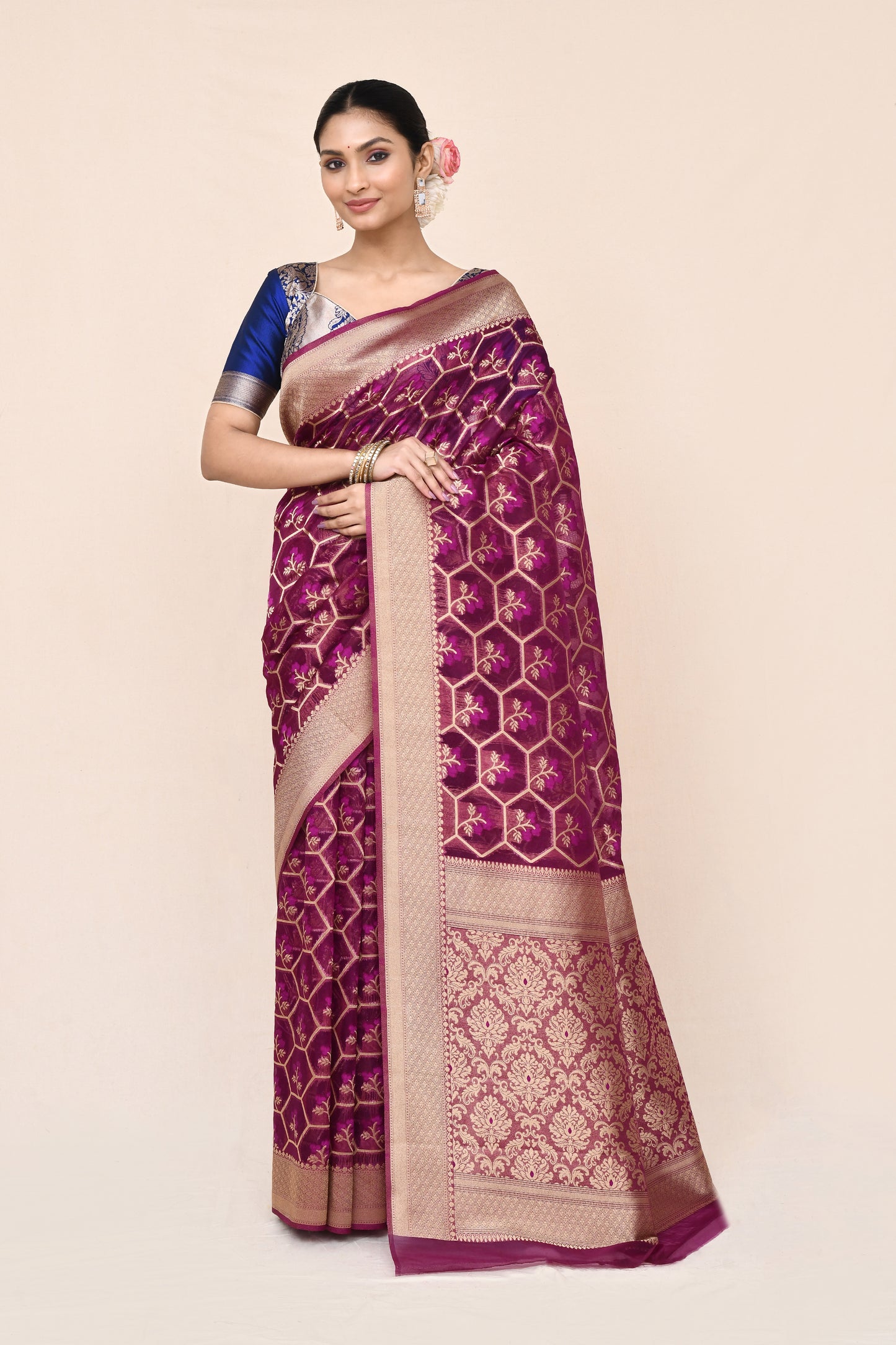 Tapas Blended Soft Banarasi Silk Saree