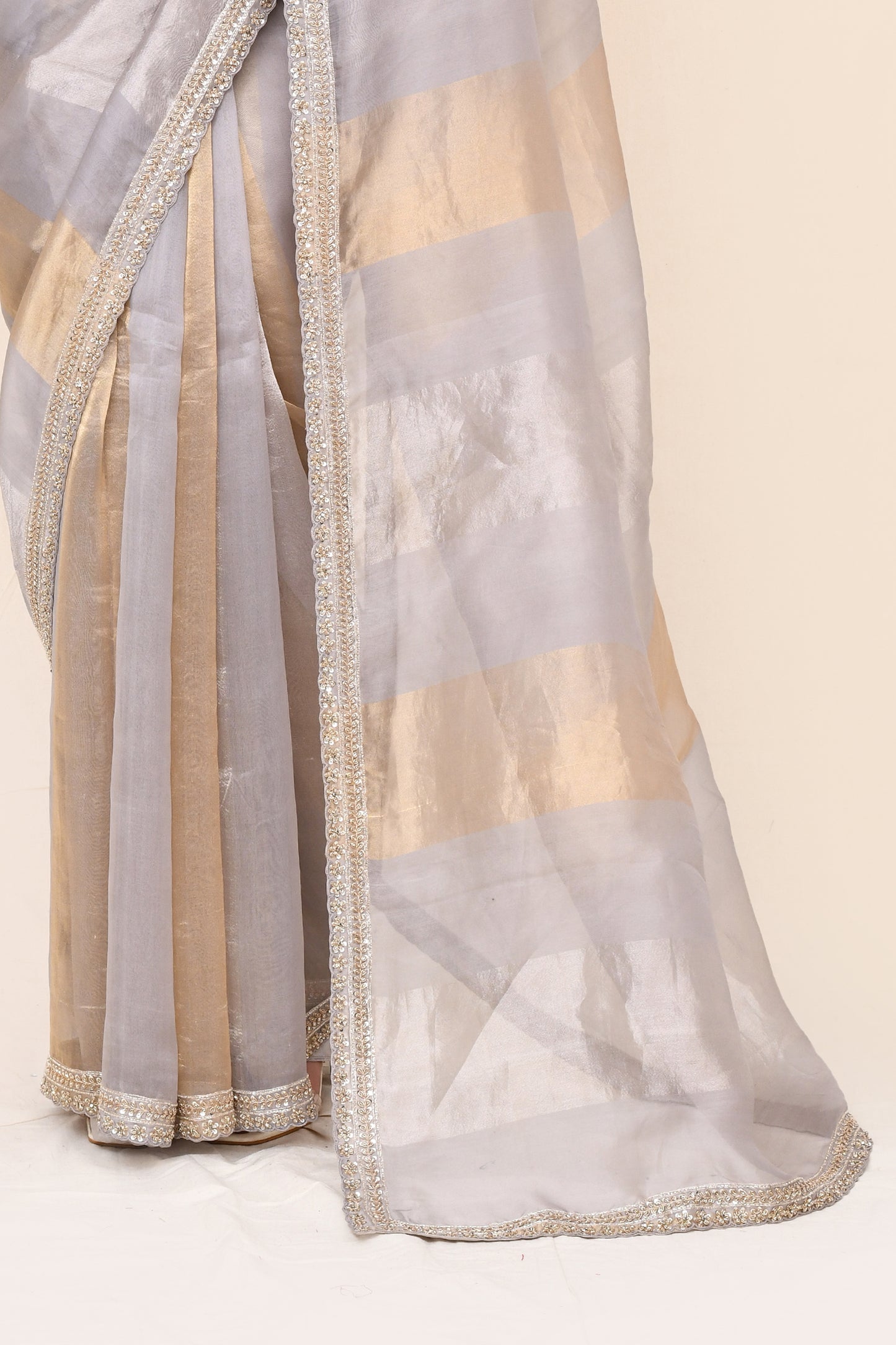 "VIRASAT 199" Pure Banarasi Organza Silk Saree