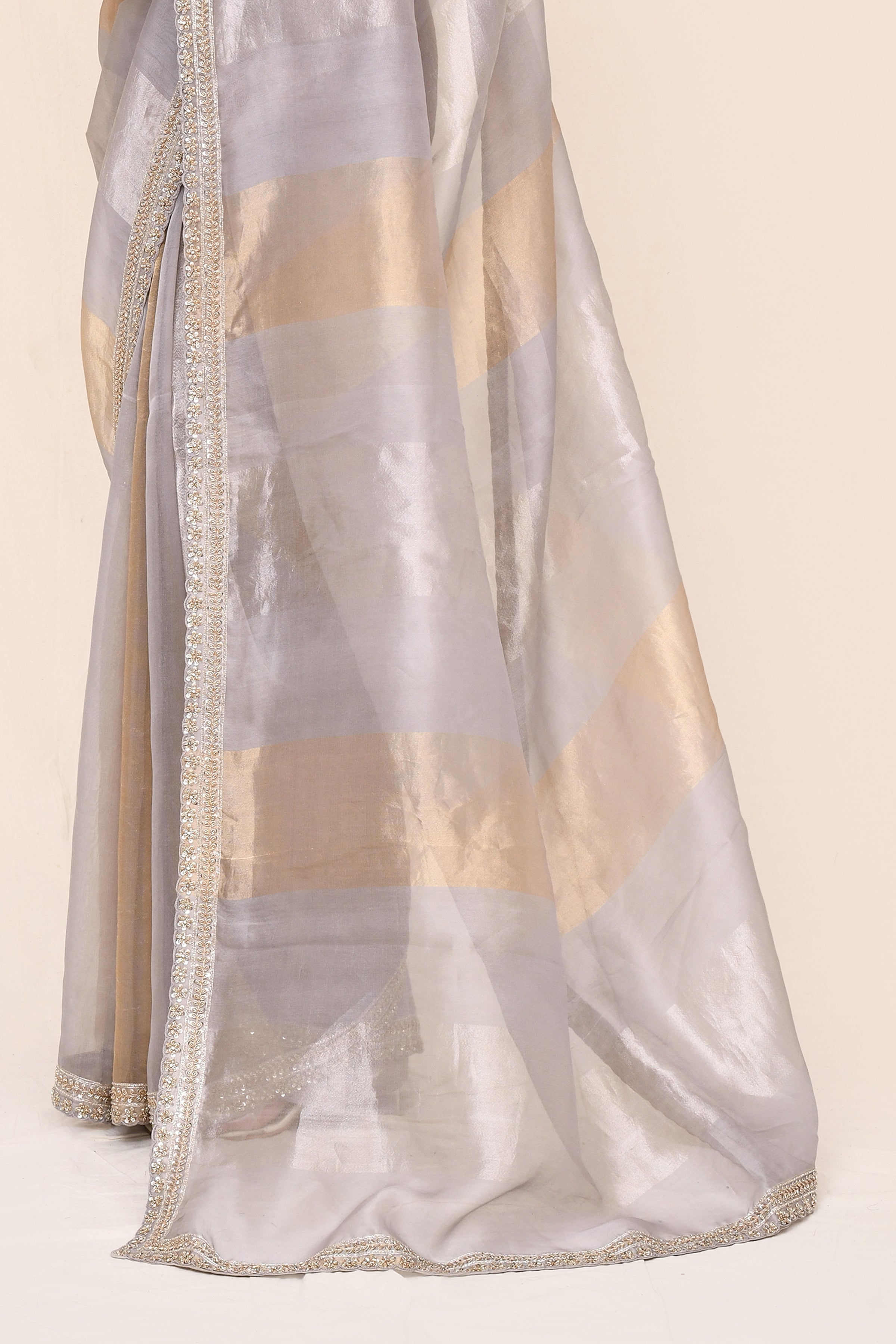 "VIRASAT 199" Pure Banarasi Organza Silk Saree