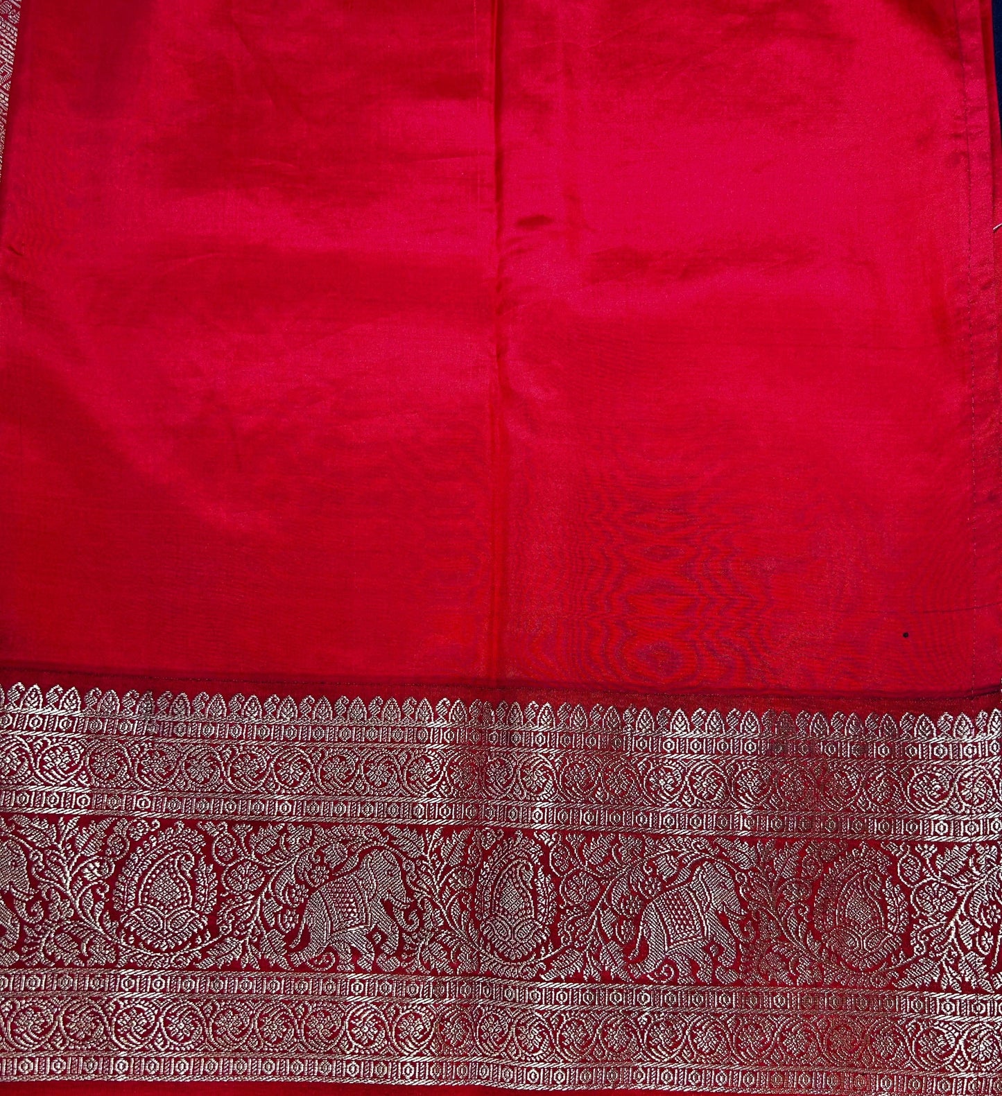 VIRASAT 147 : Handwoven Silk Saree with Unique Kandeel Border