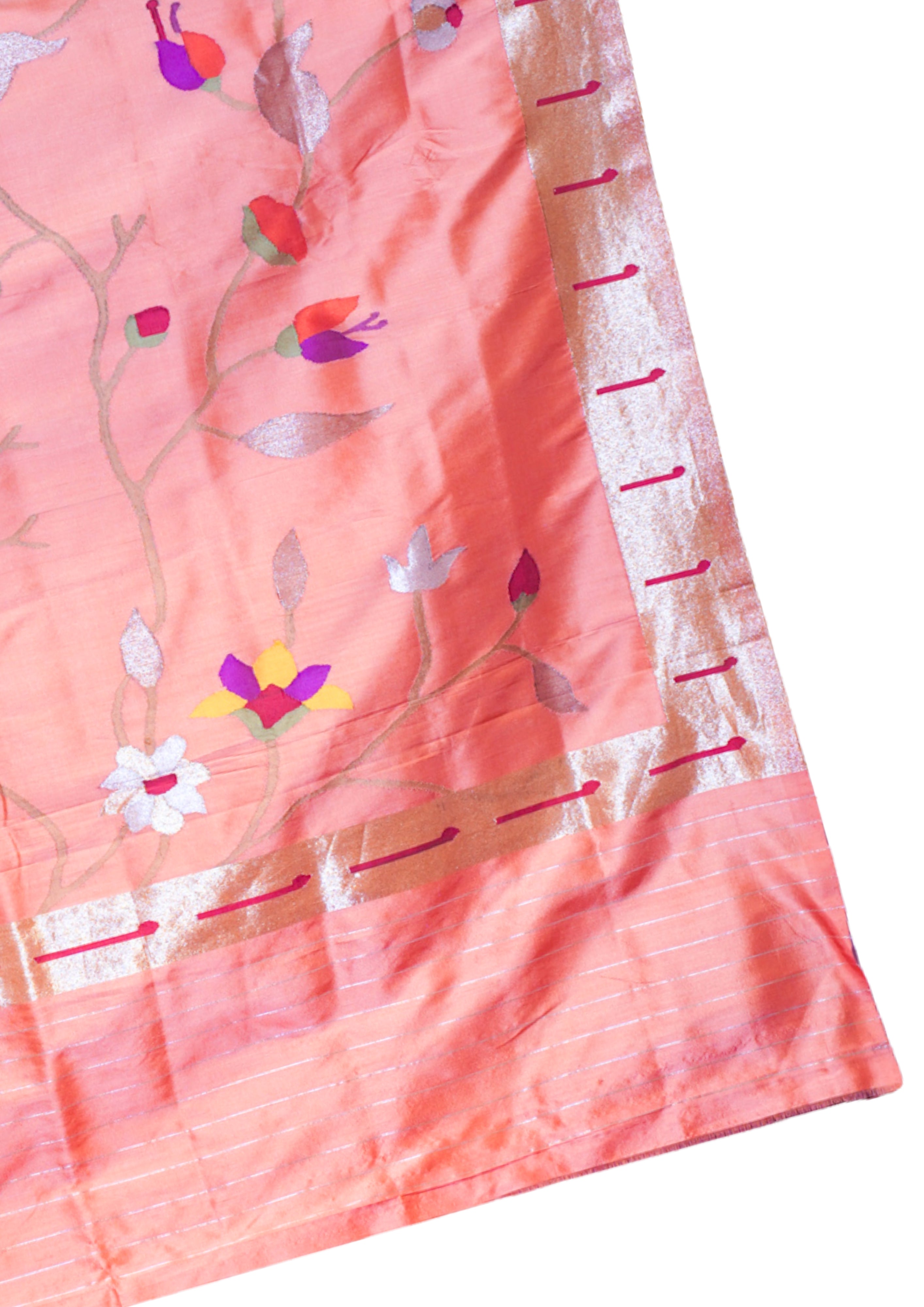 "VIRASAT 259" Banarasi Pure Gold Silver Zari Uchhat Kadwa Jaal Saree
