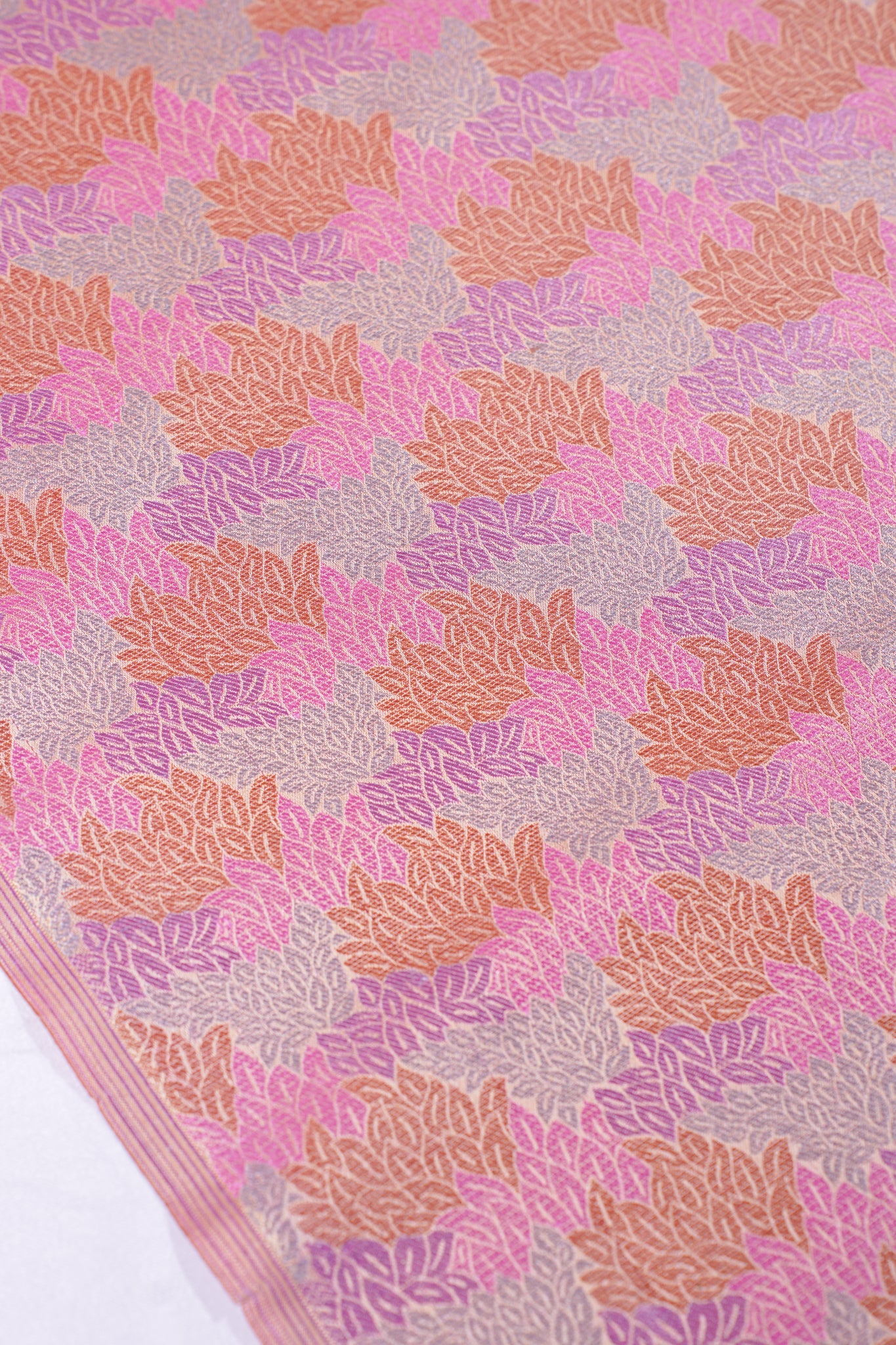 "MCF 34" Banarasi Multicolor Handloom Rangkat Fabric