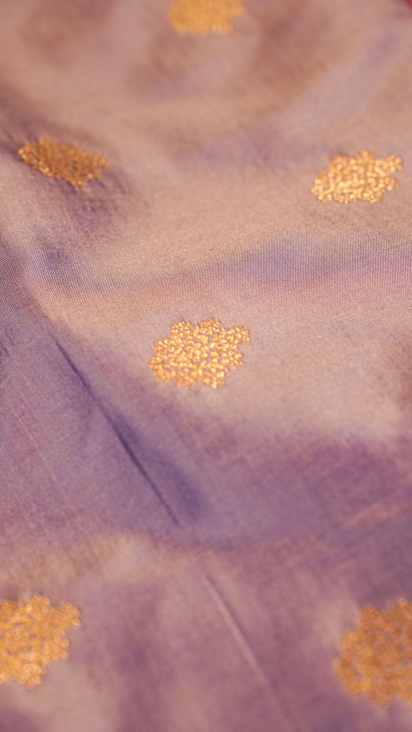 "UTSAV BANARAS 156" Banarasi Pastel Lavender Katan Silk Saree