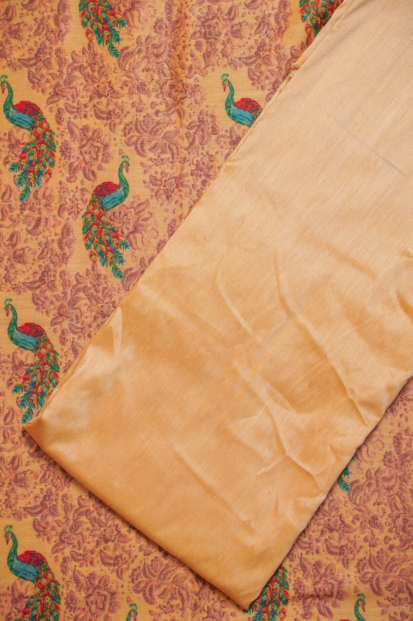 "MJ-01" Banarasi Pure Cotton Silk Kurta-Pyjama Cloth Set