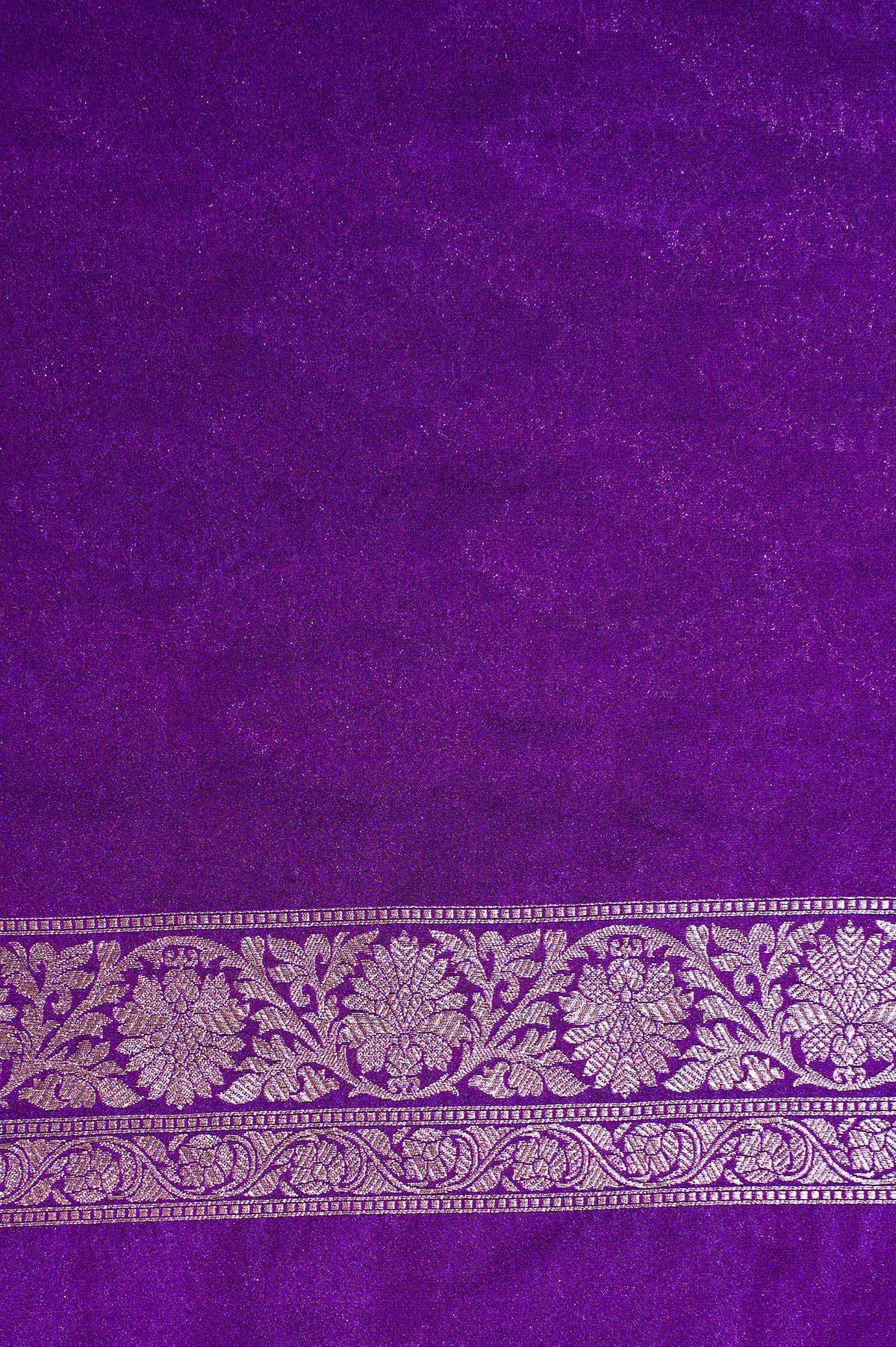 "WAAH BANARAS 114" Banarasi Royal Wine Silk Shikargah Saree with Sona Rupa Weaving