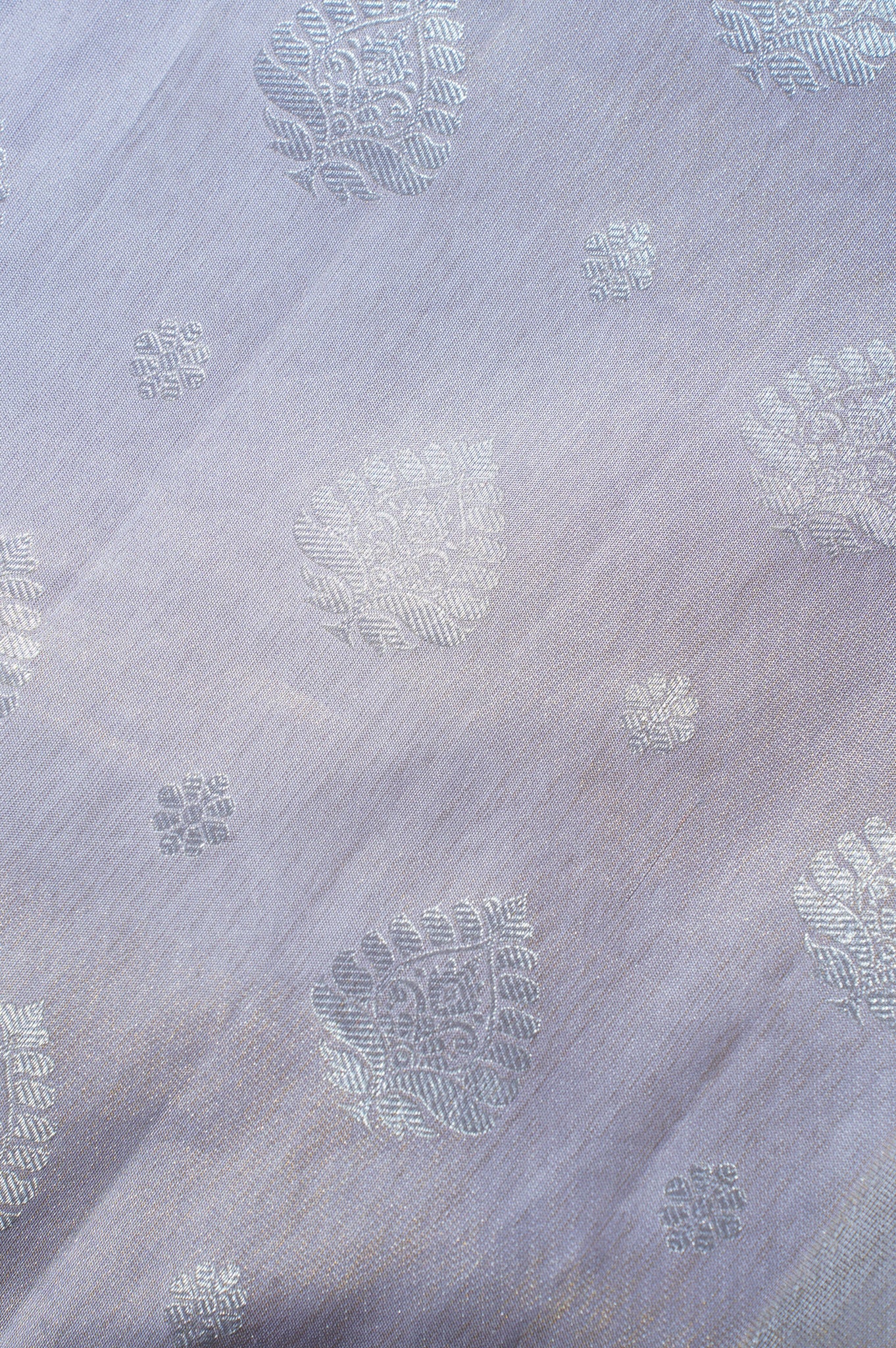 "Founder Choice 001" Banarasi Masterpiece Designer Pastel Pure Silk Saree with Tree of Life Motif