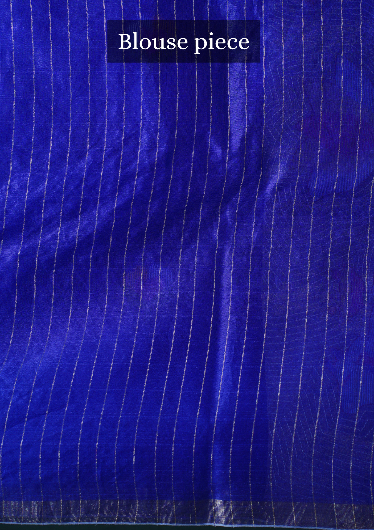 "Founder Choice 005" Banarasi Royal Blue Jamdani Work Pure Muslin Silk Saree