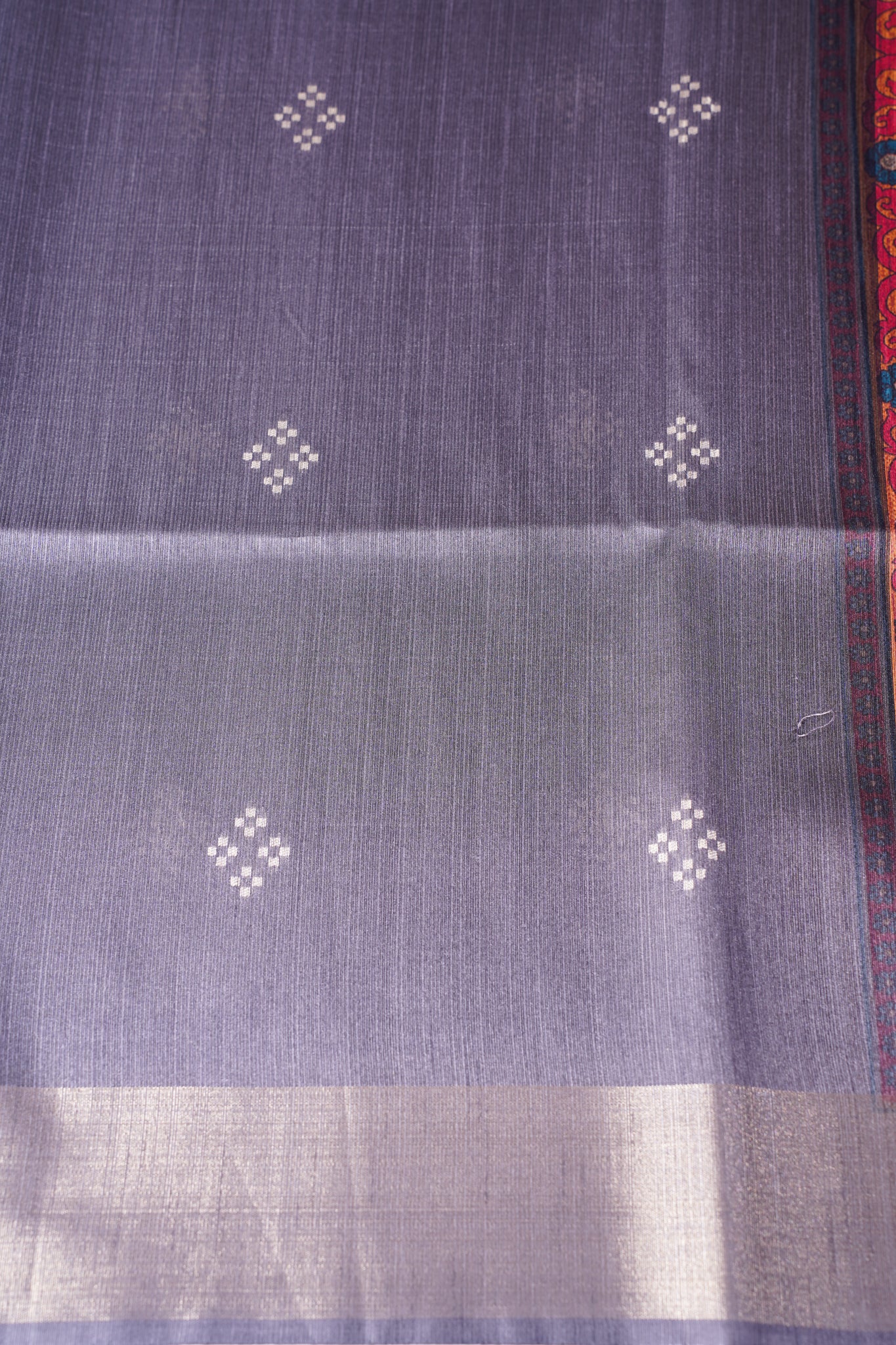 "UTSAV BANARAS 208" Banarasi Madhuvan Tusser Hand Brushing Printed Saree