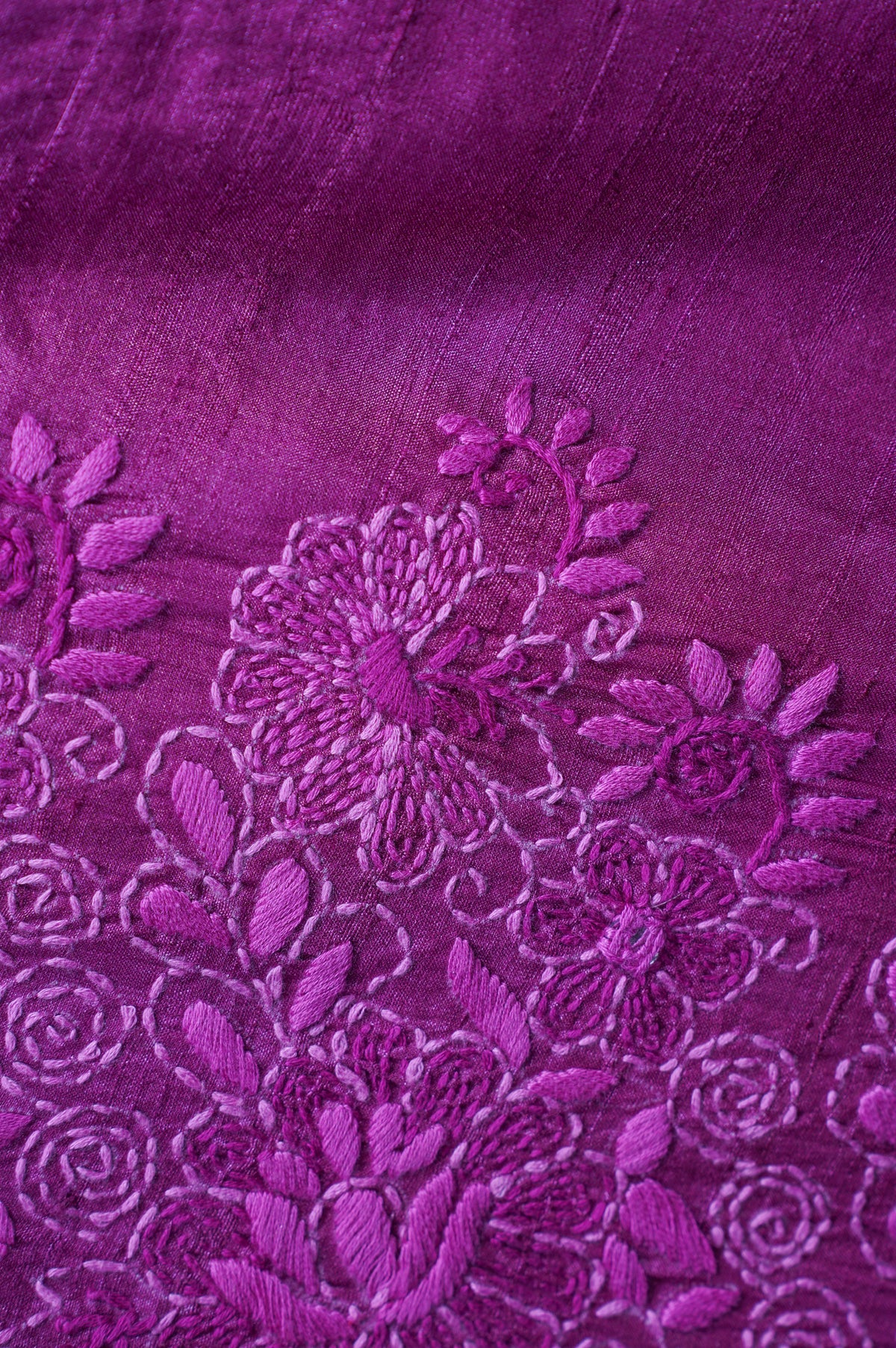 "Founder Choice 007" Banarasi Elegant Magenta Pure Silk Saree With Resham & Zari Butis