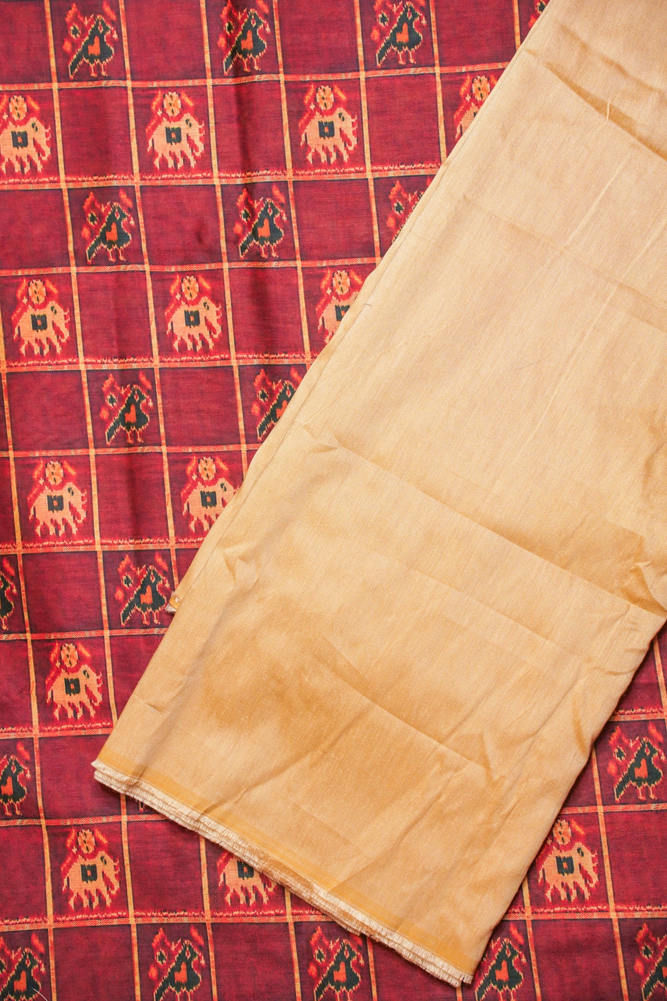"MJ-06" Banarasi Pure Cotton Silk Kurta-Pyjama Cloth Set
