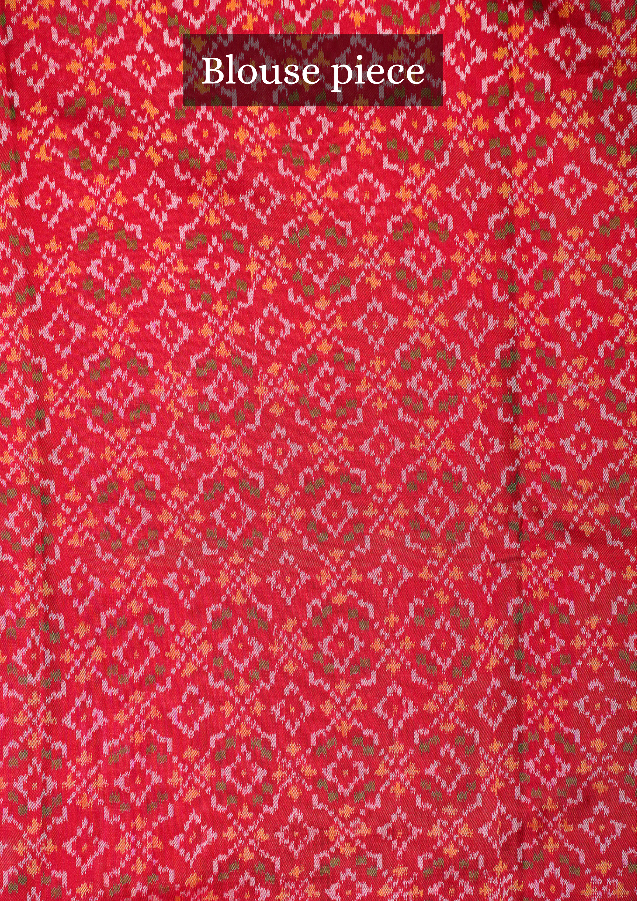 FOUNDER CHOICE 051: Pure Patola Silk Saree in Crimson Red with Floral Vine & Traditional Elephant Motif Pallu