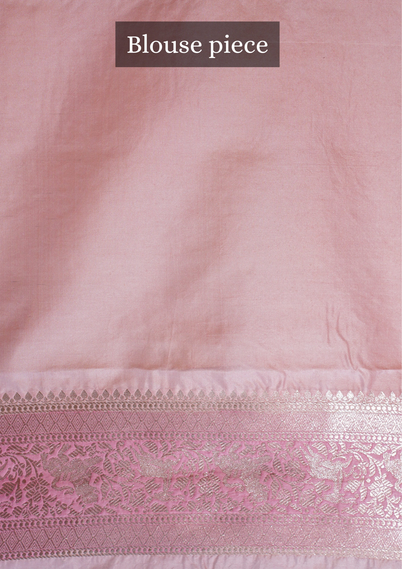 Founder Choice 029: Lotus Pink Pure Handloom Katan Silk Saree with Zari Shikargah & Meenakari Work - Silk Mark Certified