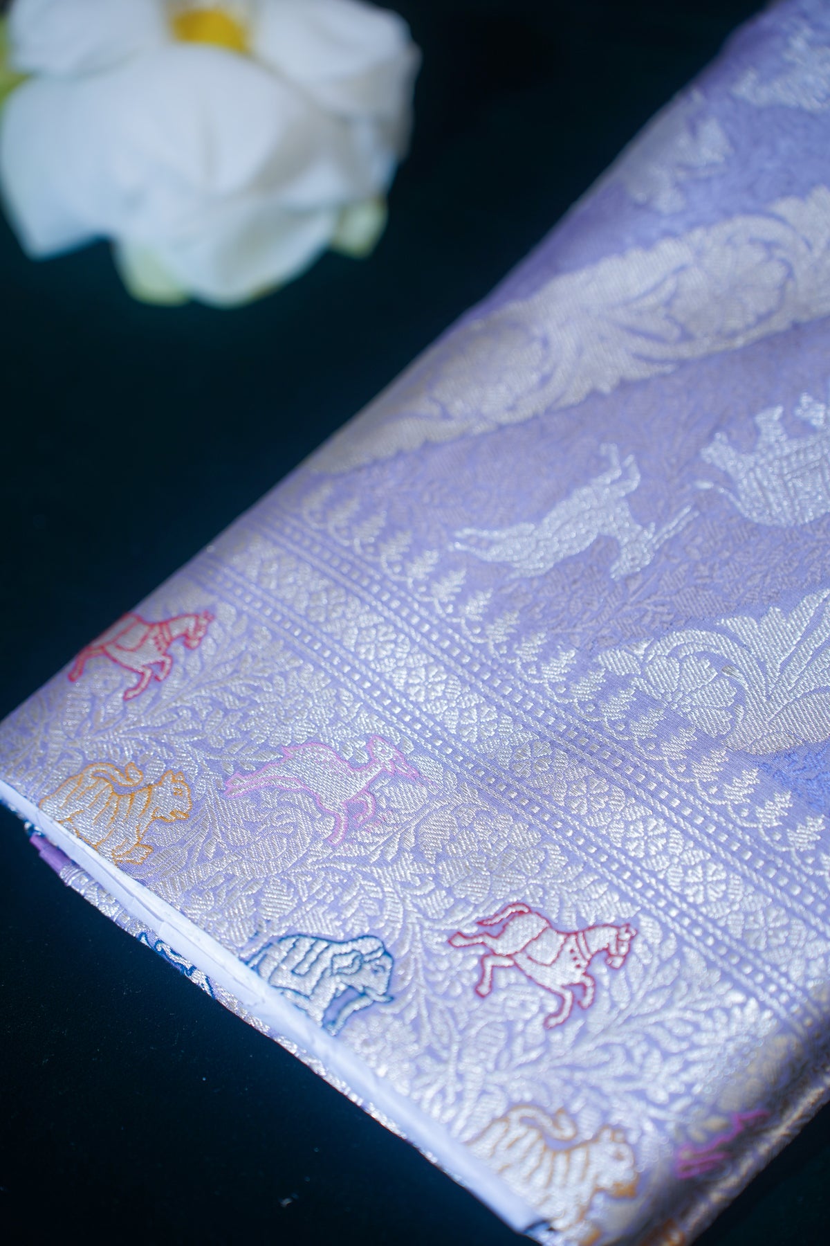 "VIRASAT 141" Pure Handwoven Banarasi Silk Saree