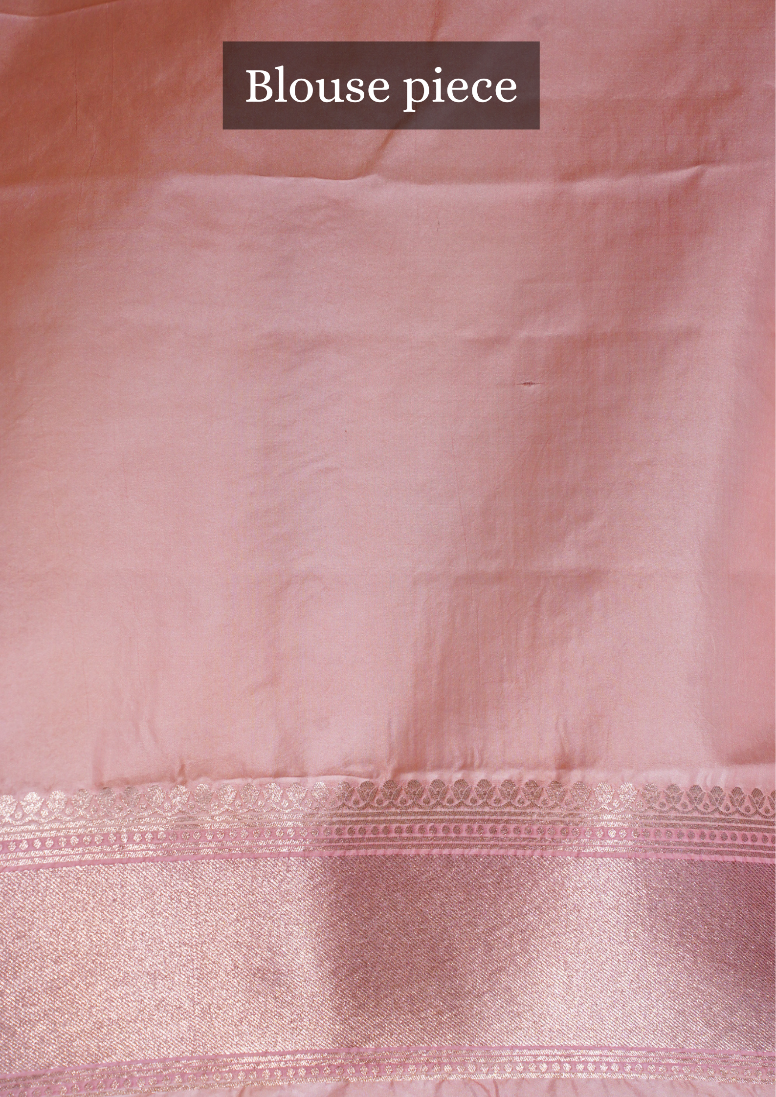 VIRASAT 332: Dusty Pink Pure Handloom Katan Silk Saree with Zari Shikargah & Meenakari Work - Silk Mark Certified