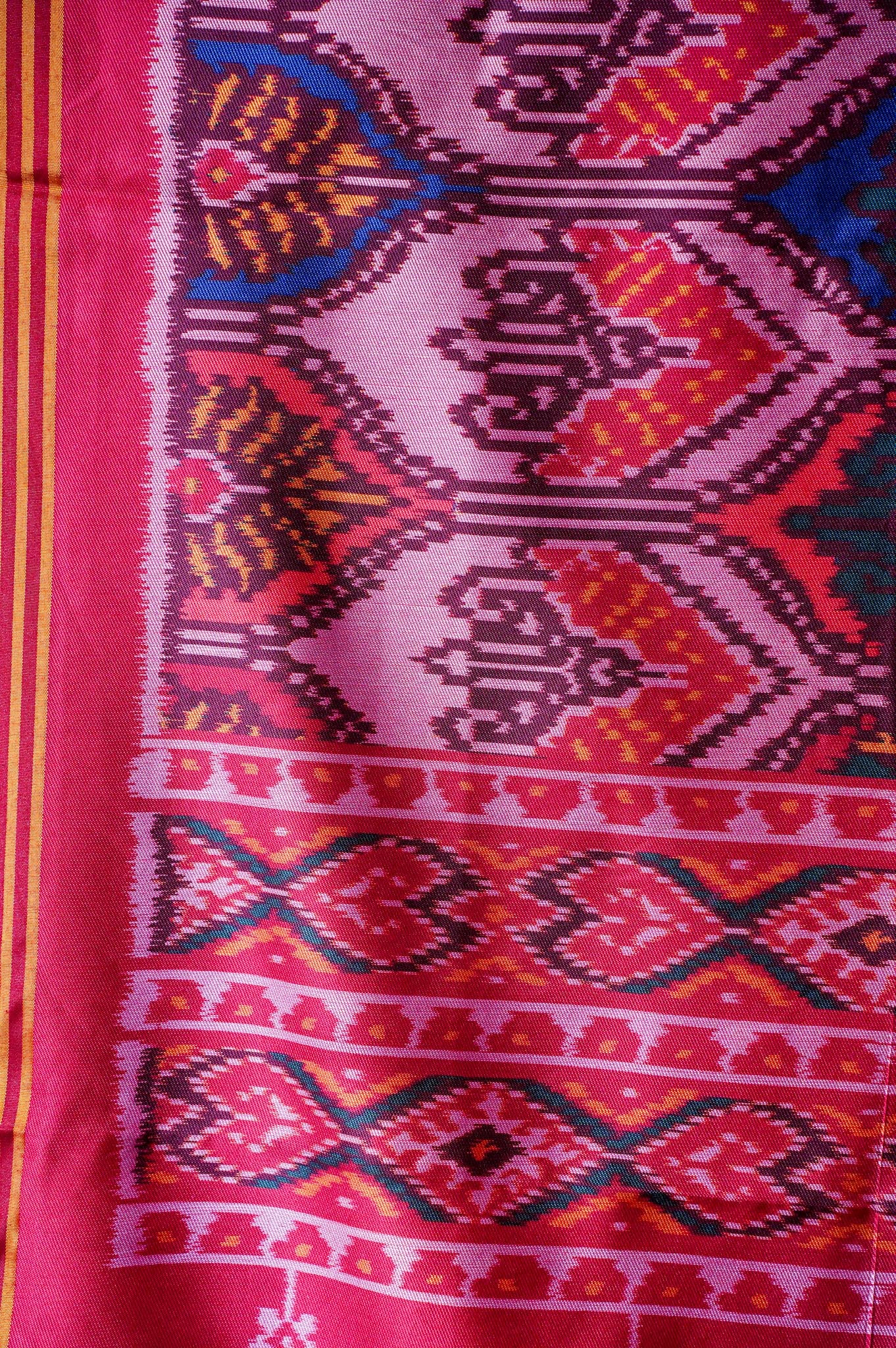 "MCD 013" Banarasi Multi Patola Paithani Silk Dupatta