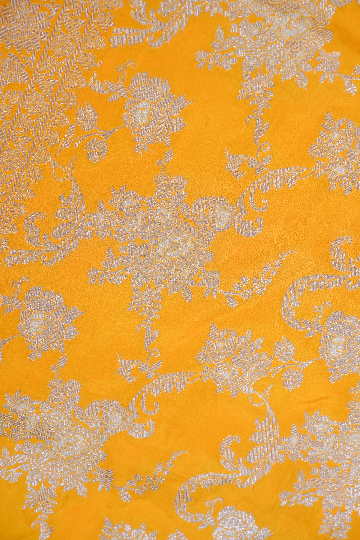 "VIRASAT 164" Banarasi Jangla Jaal Saree: Woven with Pure Gold Rupa Zari and A-Grade Silk