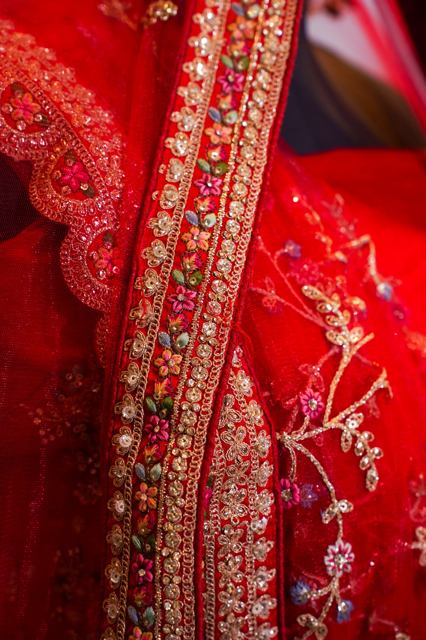 "Mansi 069" Banarasi Sequence AD Work Silk Lehenga