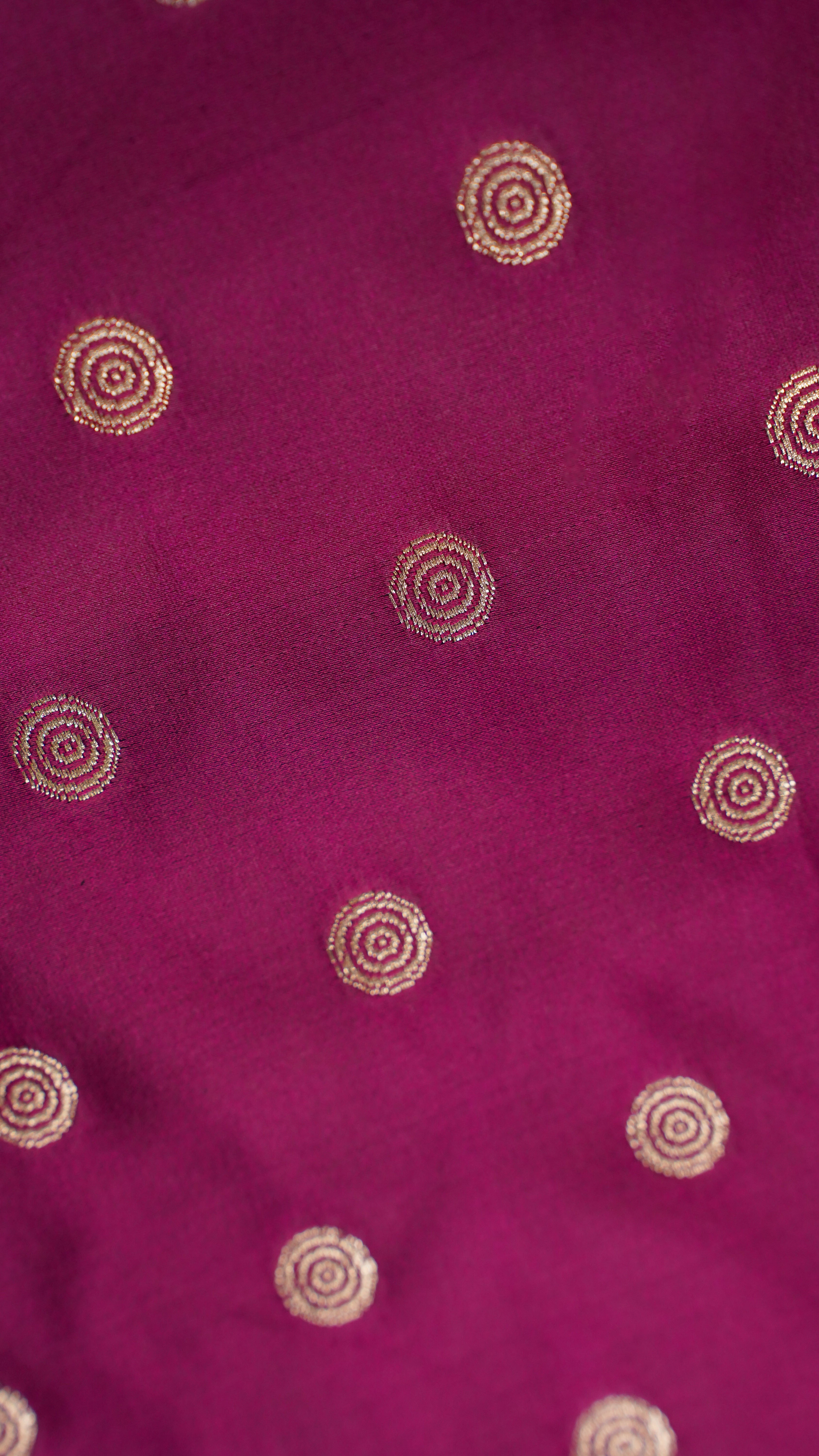 "WAAH BANARAS 055D" Banarasi Pure Mashru silk saree with Ghat Border
