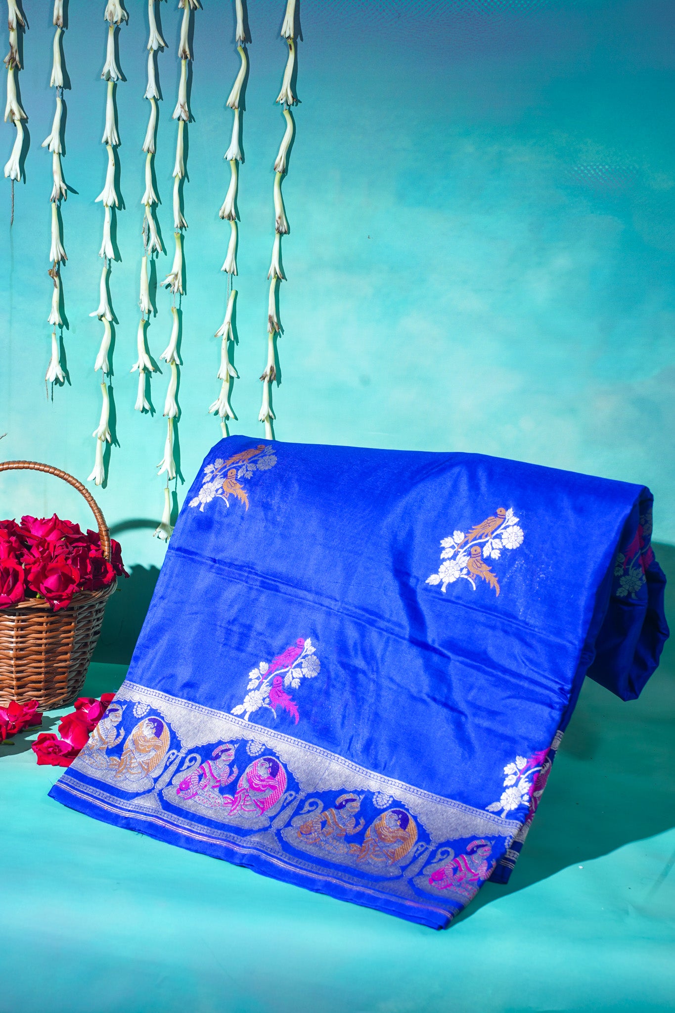 "VIRASAT 170" Pure Banarasi Silk Handloom Saree With Kadwa Booti