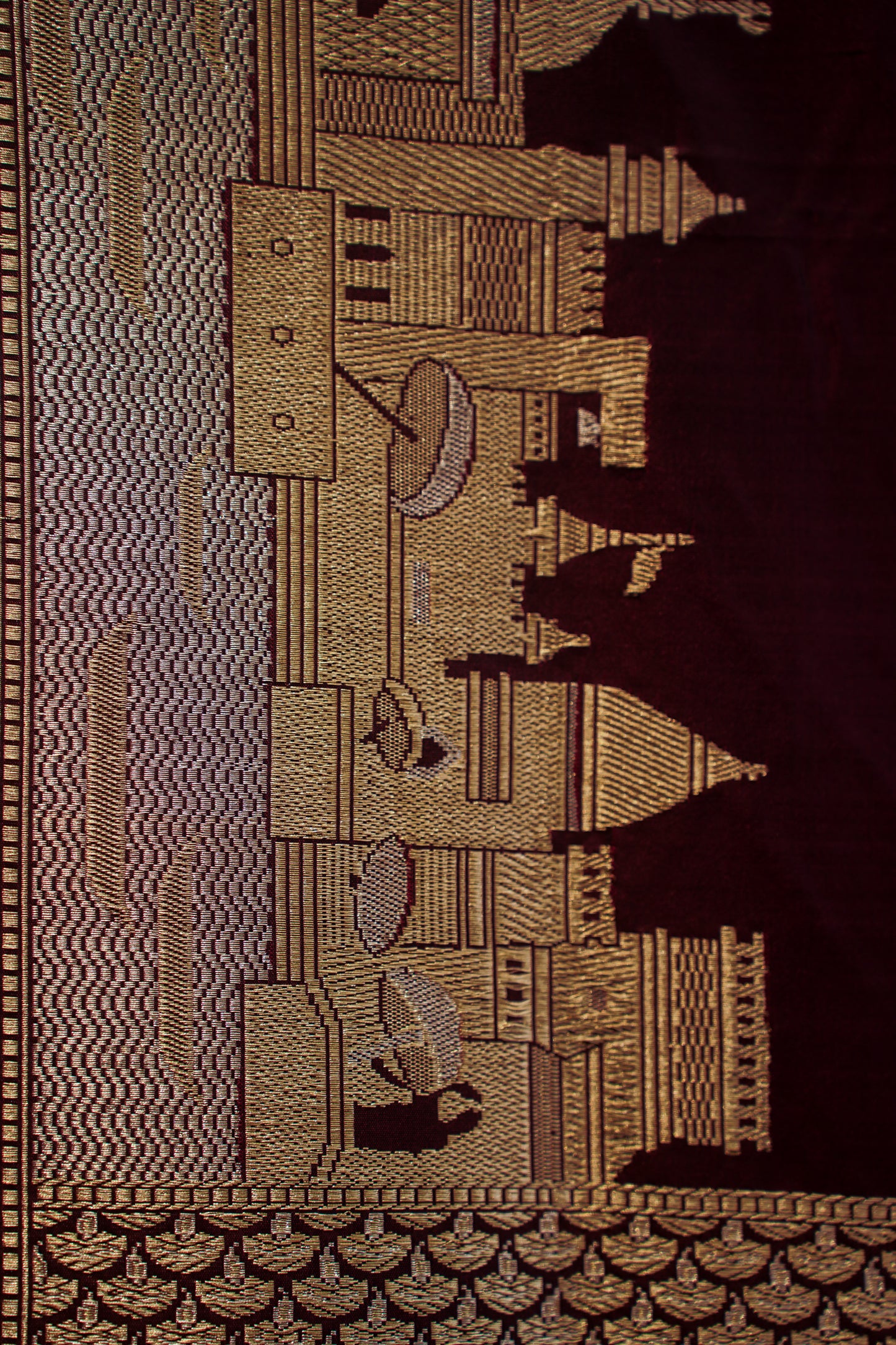 Girija Kashi Ghat Weaving Pure Banarasi Saree With Zari Work