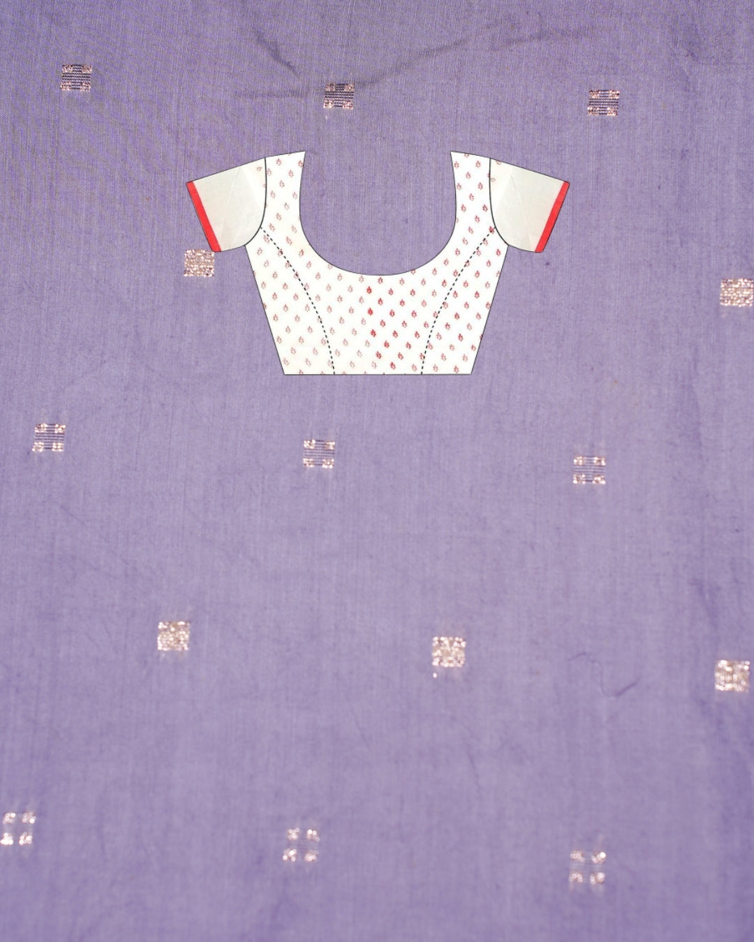 "UTSAV BANARAS 484" Banarasi Lavender-Grey Linen Silk Saree With Pencil Sketch Floral Embroidery