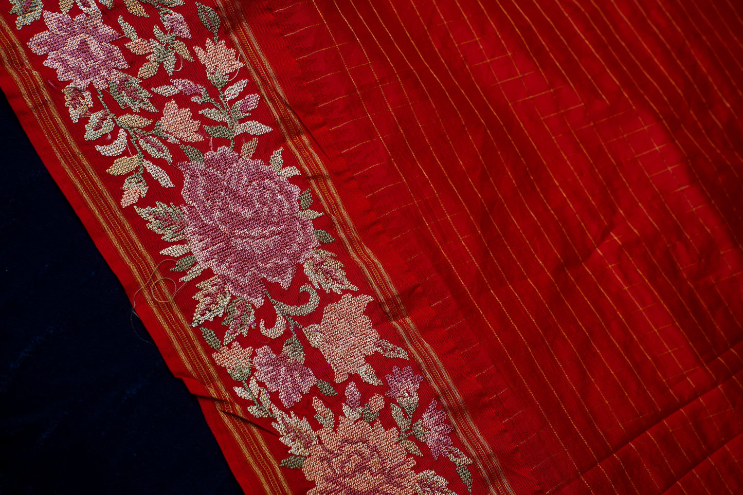 Subhadra Grey Pure Katan Silk Kanjivaram Saree