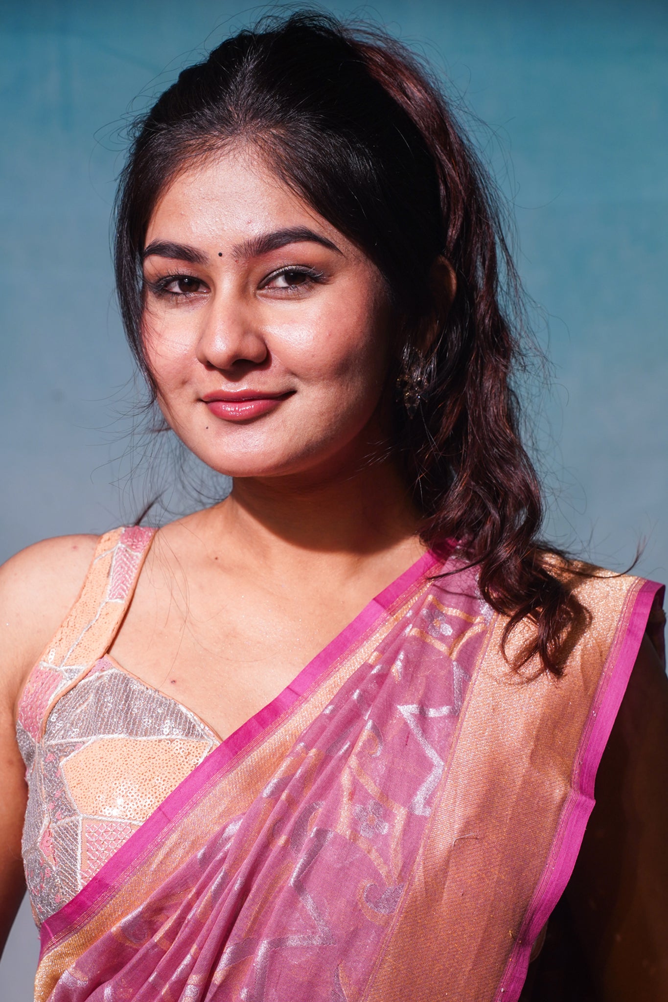 "VIRASAT 261" Banarasi Nelambari Pure Cotton Jamdani Sona Rupa Silk Saree