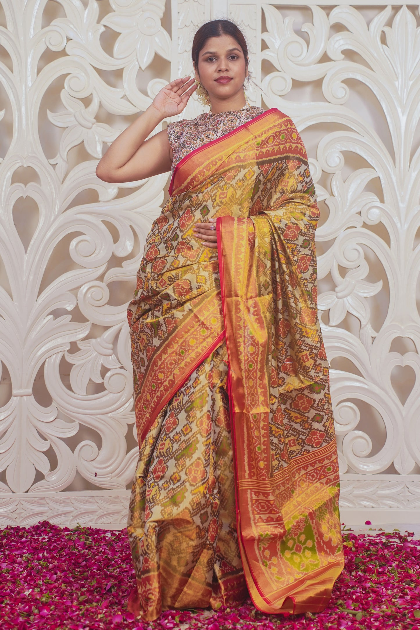 "VIRASAT 010" Pure Patola Silk Saree