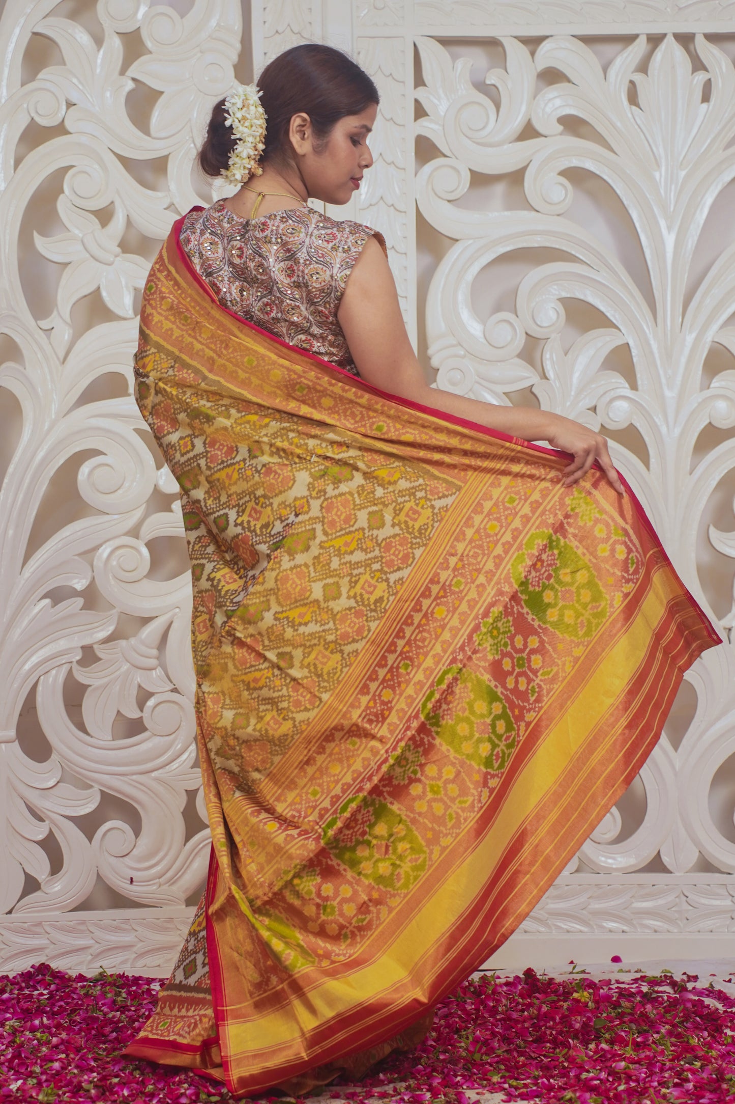 "VIRASAT 010" Pure Patola Silk Saree