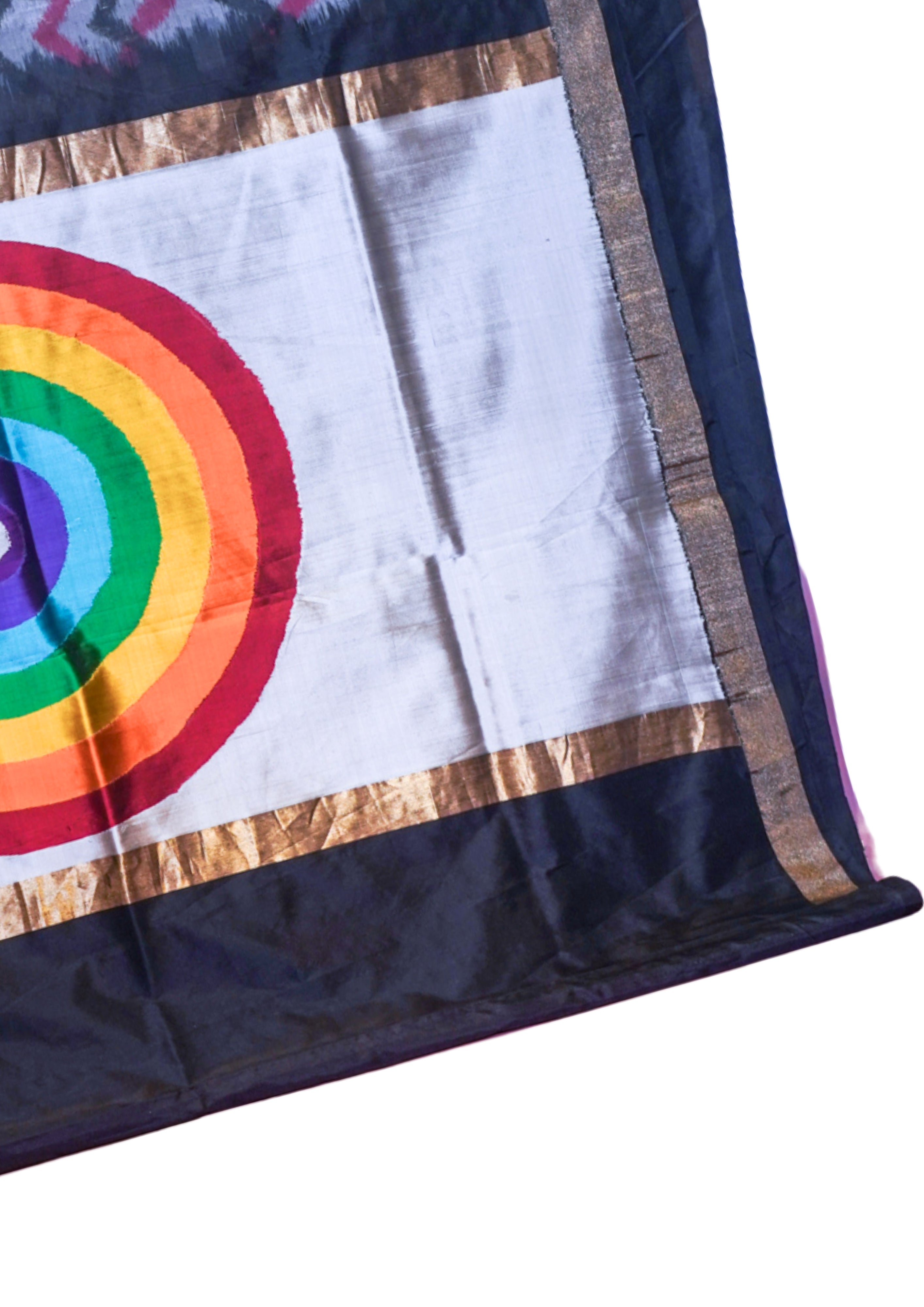 "VIRASAT 257" Banarasi Pure Handloom Uchhat Kadwa Ekkat Work With Brahmand Pallu Motive