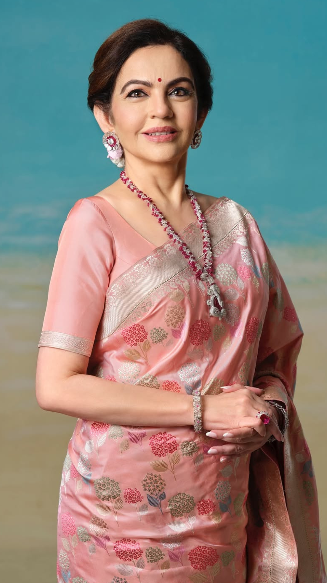 "Maya" Banarasi Pure Katan Kadwa Handloom Saree with Resham Floral and Meenakari Work