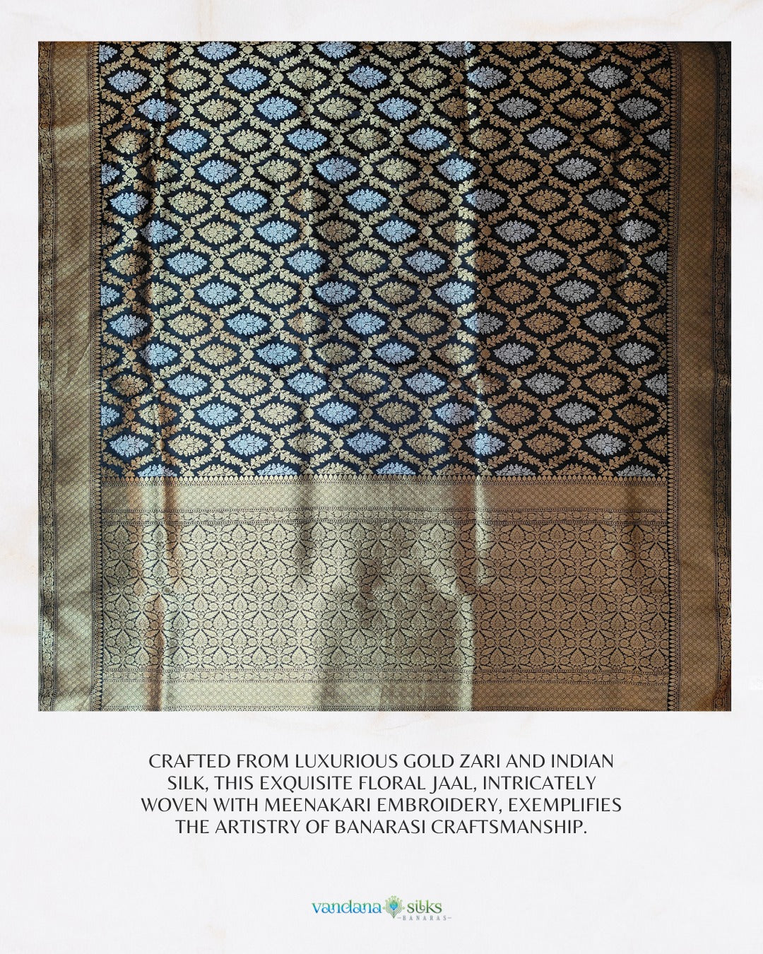 "Jyeshta " Nandini Nita Ambani's signature banarasi jangla Saree