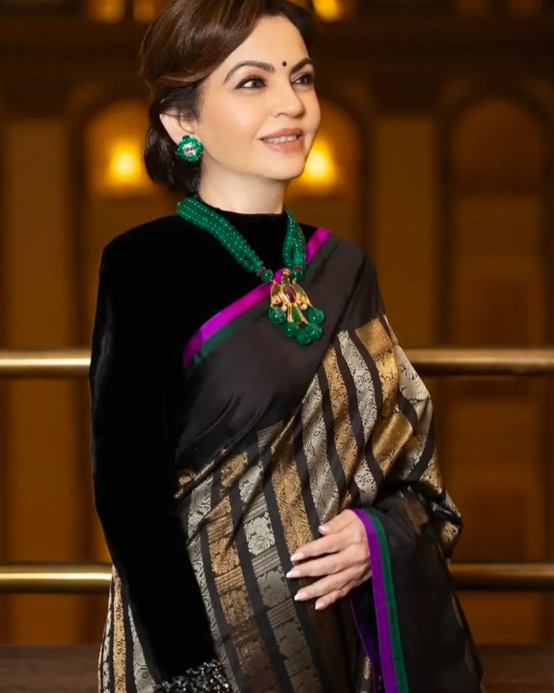 "VIRASAT 171" Pure Banarasi Silk Saree With Gold & Silver Zari