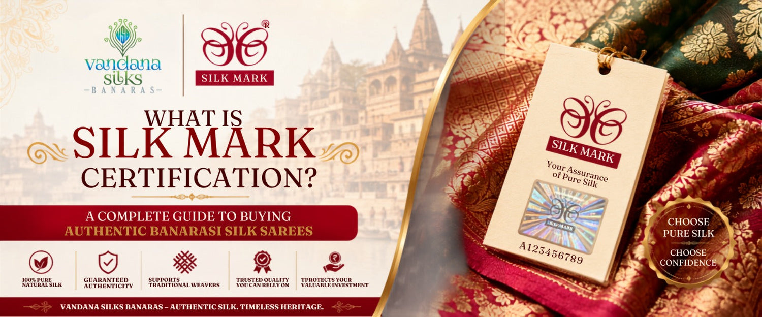 What is Silk Mark Certification? A Complete Guide to Buying Authentic Banarasi Silk Sarees