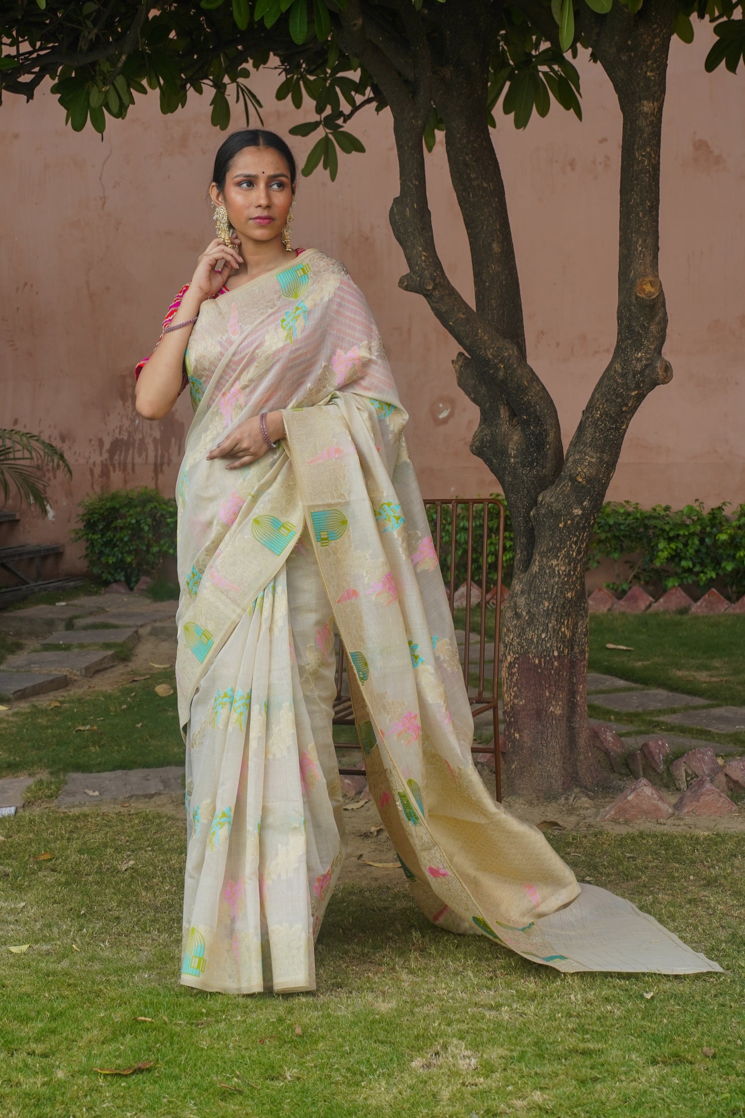 Banarasi Tussar Silk Saree