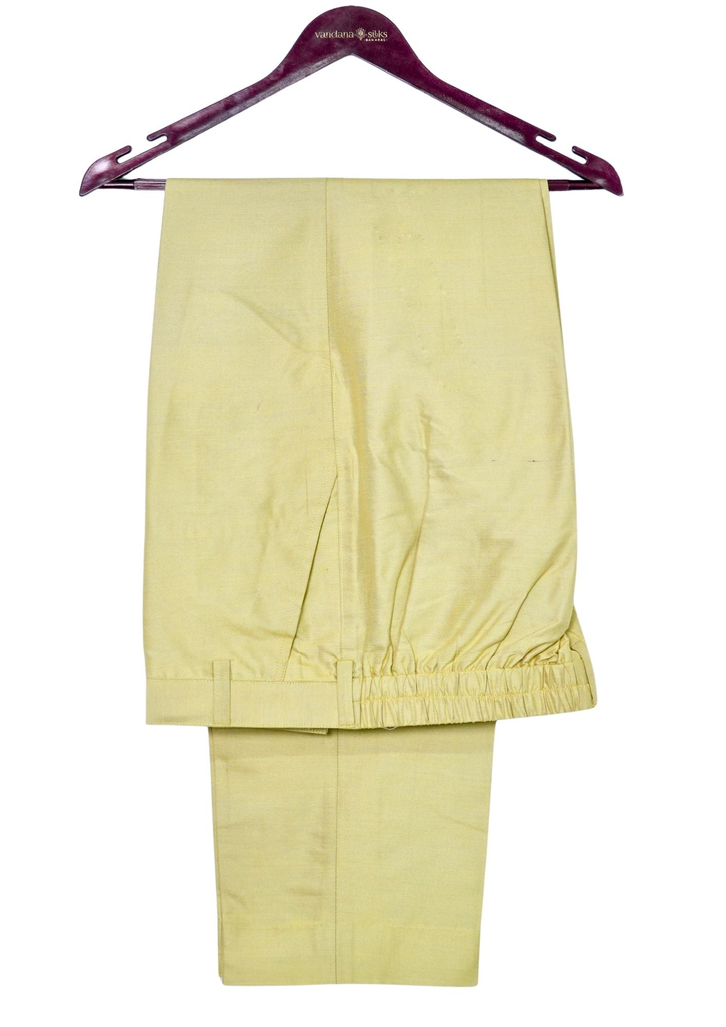 MJ 012F: Lemon Shade Banarasi Silk Kurta Payjama Jacket