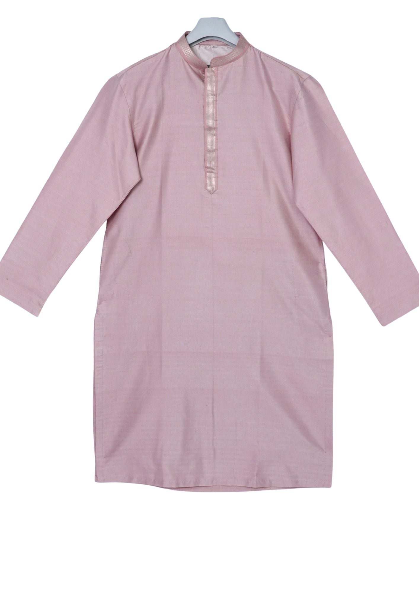 MJ 013F: Dusty Peach Banarasi Silk Kurta Payjama Jacket