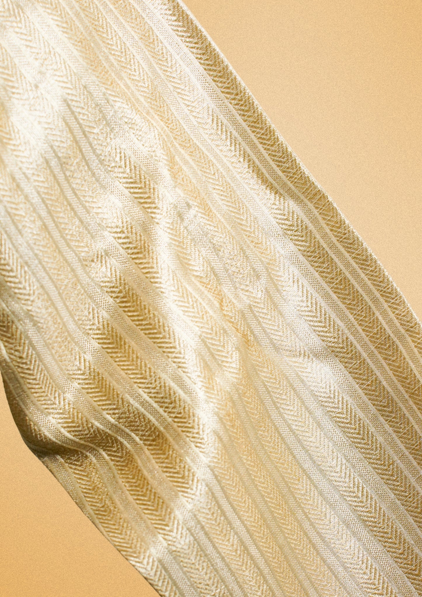 "RDM BL 016A" Banarasi Golden Silk Blouse with Elegant Woven Design