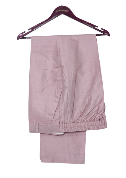 MJ 013F: Dusty Peach Banarasi Silk Kurta Payjama Jacket