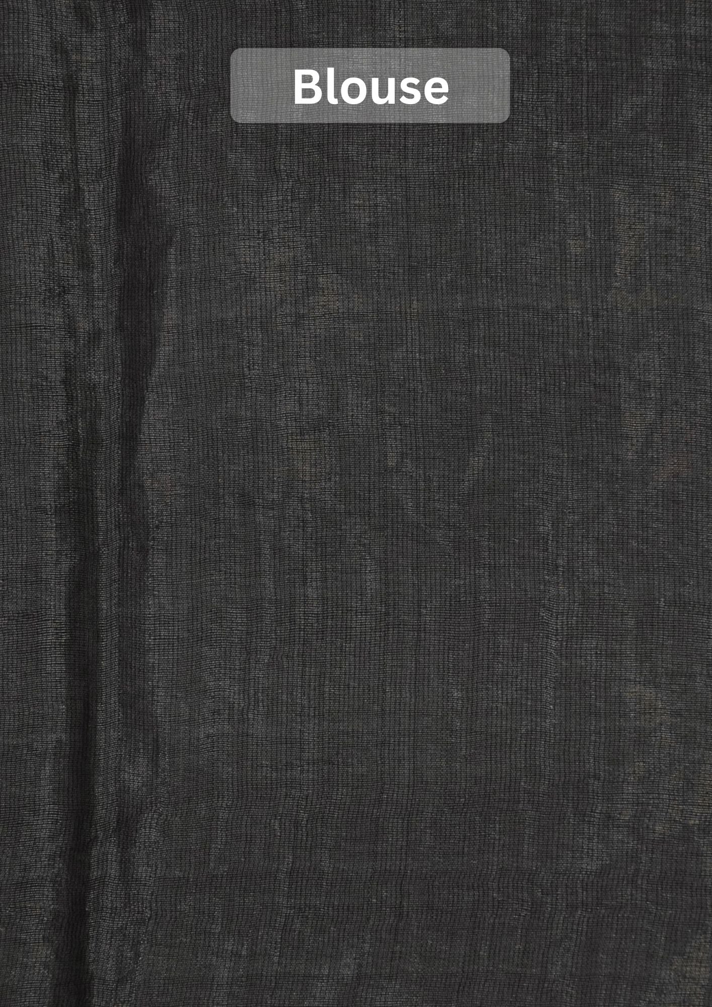 Founder Choice 075: Shadow Black Pure Handloom Jamdani Meenkari Silk Saree
