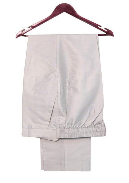 MJ 012D: Silver Grey Banarasi Silk Kurta Payjama Jacket