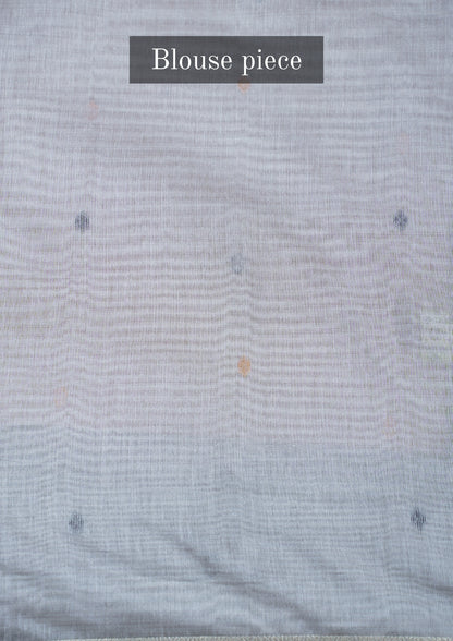 "UTSAV BANARAS 298" Banarasi Tusser Chanderi Jamdani Silk Saree With Narrative Pallu