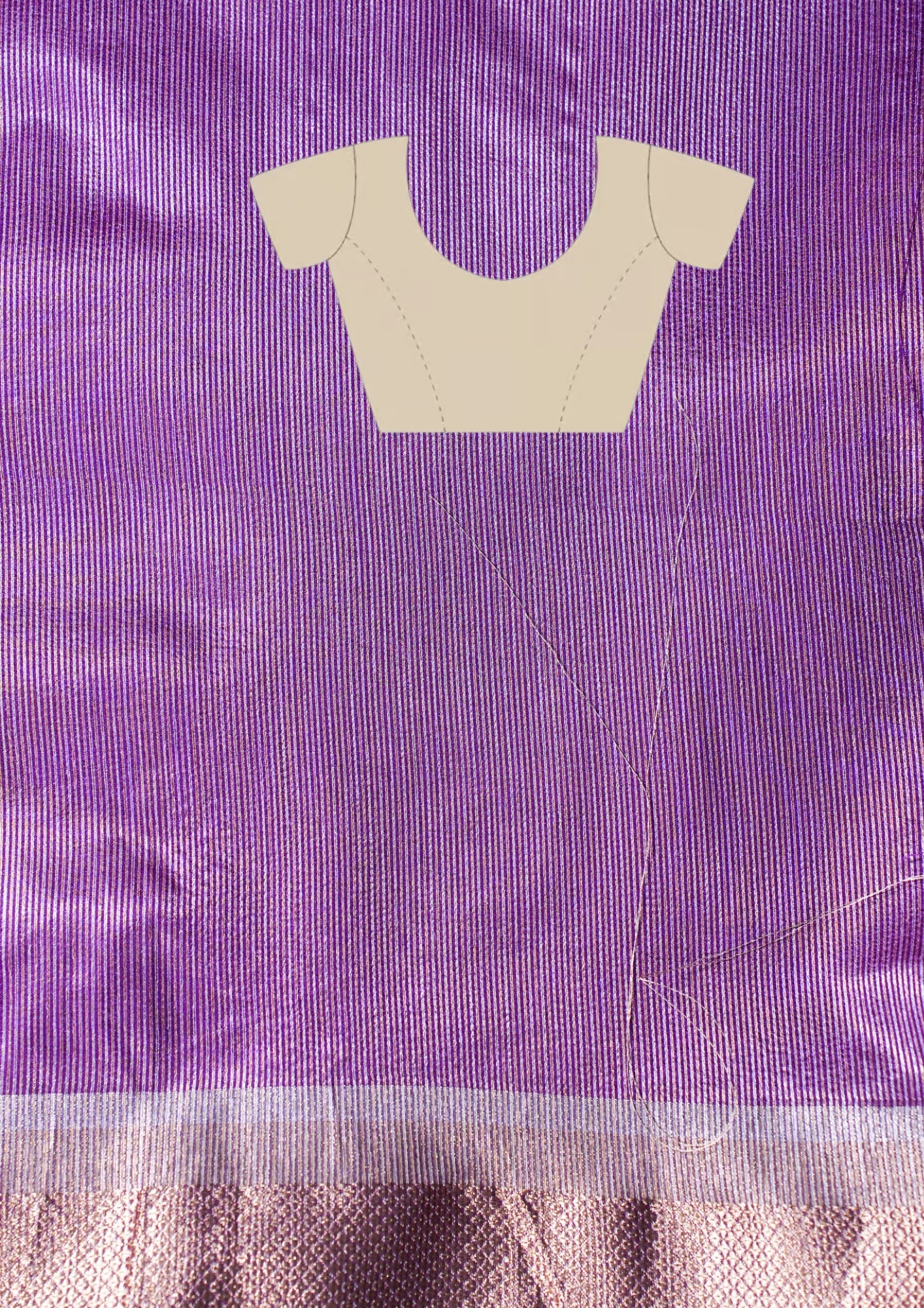 "UTSAV BANARAS 231" Banarasi Magenta Tusser Silk Saree
