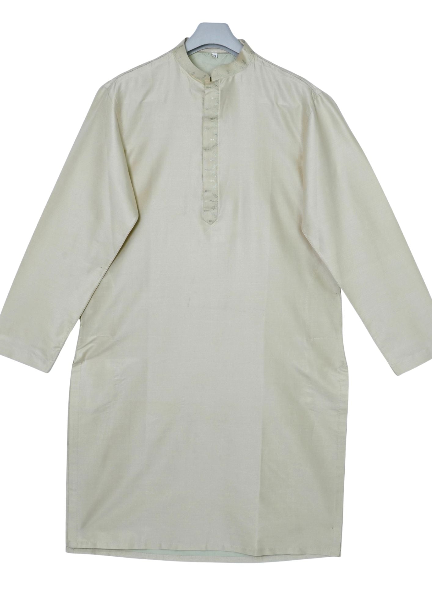 MJ 012E: Pista Green Banarasi Silk Kurta Payjama Jacket