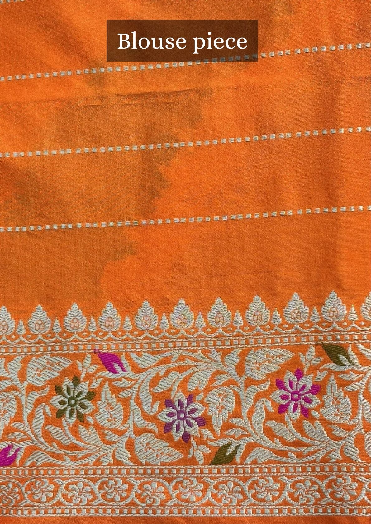 Founder Choice 062: Premium Rangkat Pure Katan Silk Saree with Sona Rupa Zari &amp; Meenakari Work | Silk Mark Certified