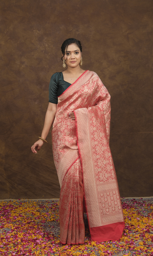 Akbari : Pure Banarasi Handloom Silk Brocade