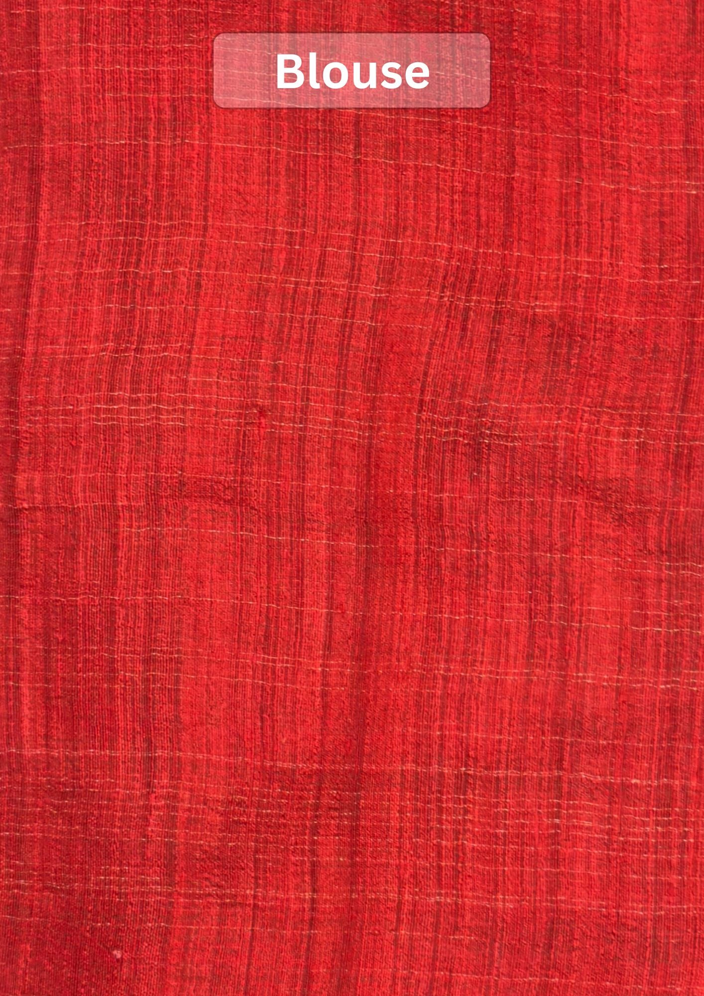 VIRASAT 353: Silk Mark Certified Pure Matka Silk Saree in Glittery Red with Zari Buta Design