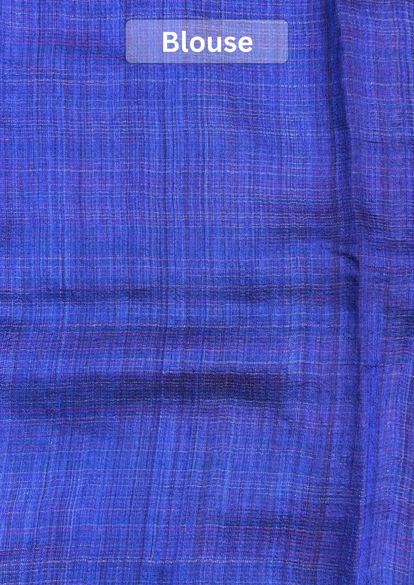 VIRASAT 352: Glitaray Royal Blue Pure Matka Silk Saree | Silk Mark Certified
