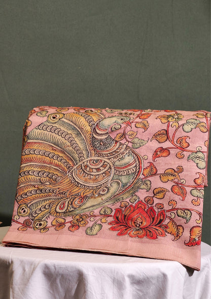 "UTSAV BANARAS 285" Banarasi Raw Silk Saree With Artistic Peacock Motif
