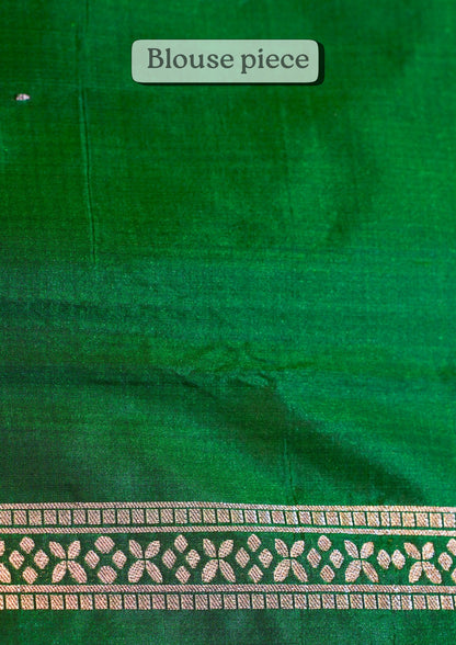 "Virasat 265" Banarasi Pure Brocade Zari Shikargah Silk Saree